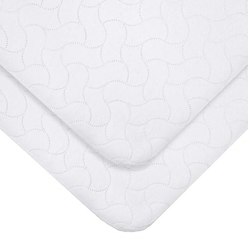 American Baby Company 15" x 33" Waterproof Bassinet Mattress Pad Protector 2-Pack: $9.46 American Baby Company 15" x 33" Waterproof Bassinet Mattress Pad Protector 2-Pack: $9.46
