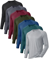 Men's Quick-Dry UV Protection Gym T-Shirt 7-Pack (L only) for $26 + free shipping w/ Prime