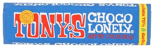 Tony's Chocolonely 70% Dark Chocolate Bar 1.8-Ounce: $12.54 Tony's Chocolonely 70% Dark Chocolate Bar 1.8-Ounce: $12.54
