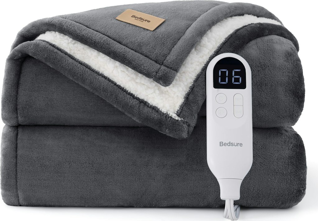 Bedsure HeatX Heated Throw Blanket: $45
