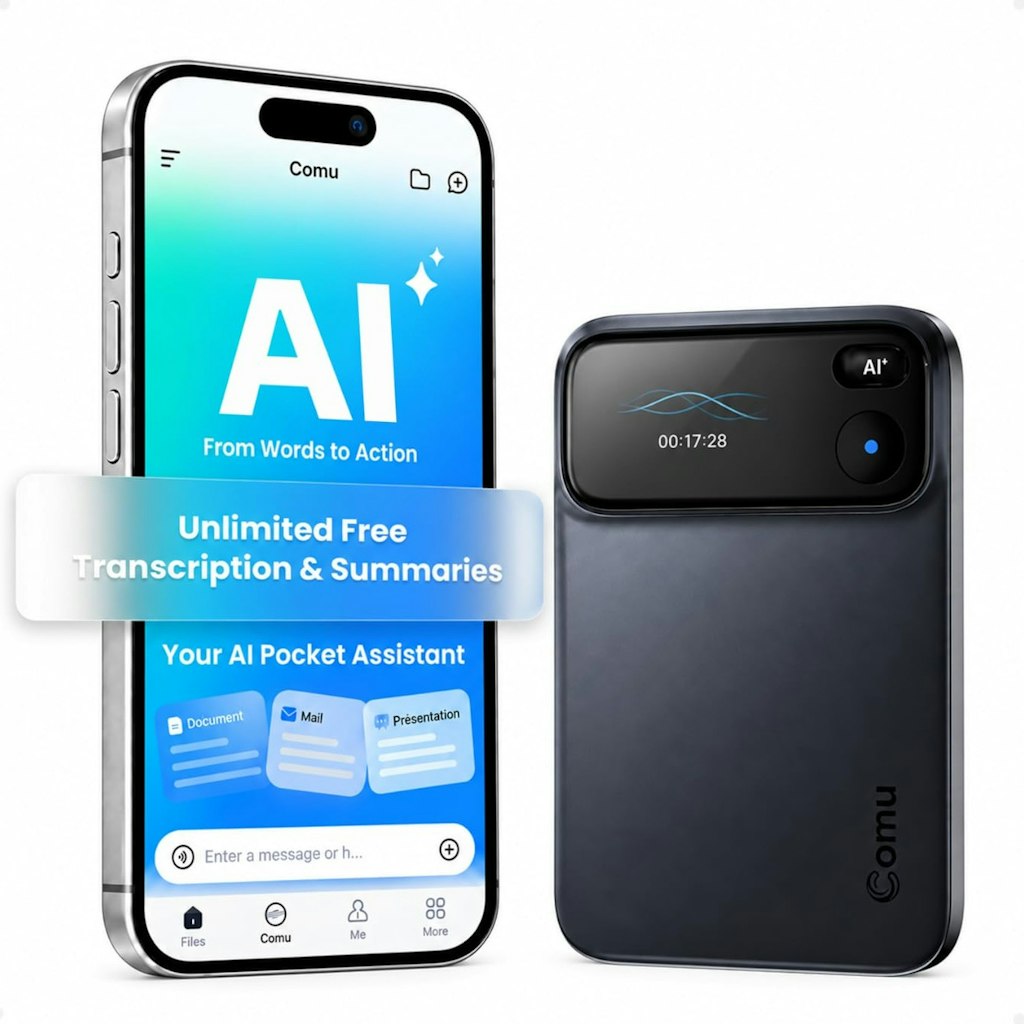 Comu Action Pro AI Voice Recorder: $170