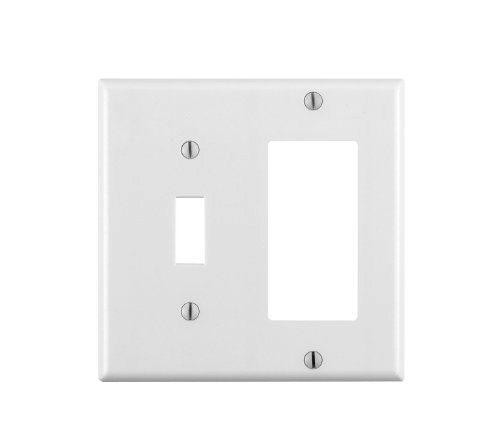 Leviton 2-Gang 1-Toggle 1-Decora Device Combination Wallplate 25-Pack: $24.97 Leviton 2-Gang 1-Toggle 1-Decora Device Combination Wallplate 25-Pack: $24.97