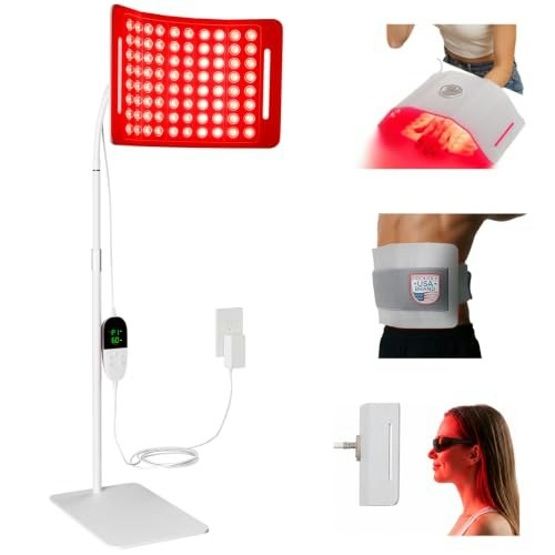 80-LED 3-in-1 Red and Infrared Light Therapy Panel: $152.15
