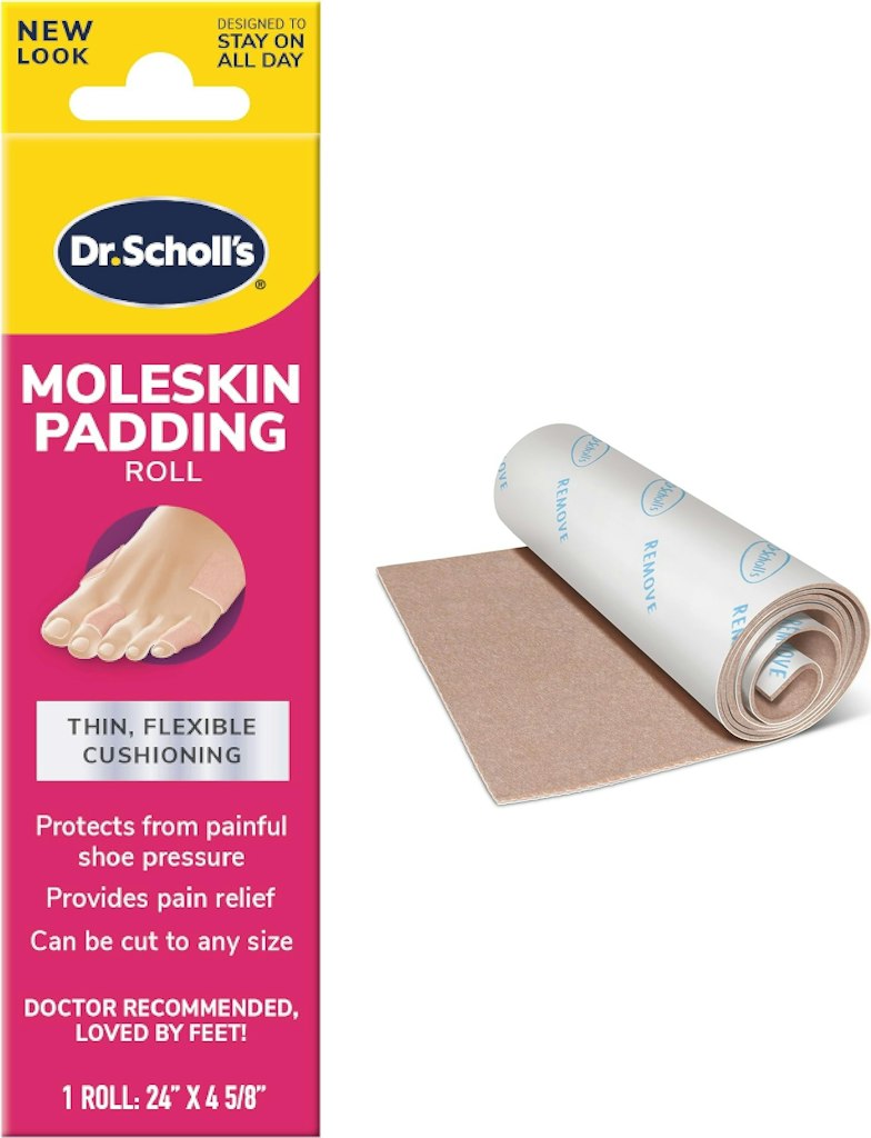 Dr. Scholl's 24" x 4 5/8" Moleskin Padding Roll: $6 via Sub. & Save