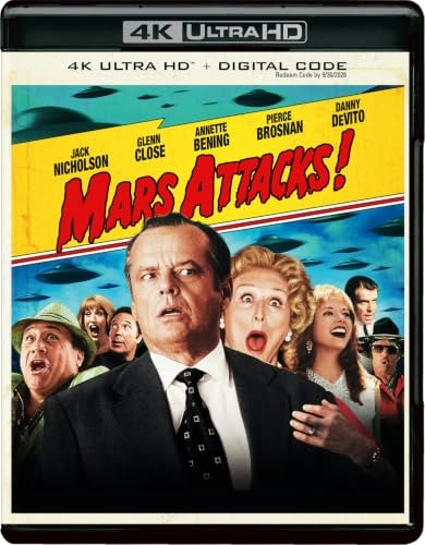 Mars Attacks! 4K Ultra HD Blu-ray: $14.99 Mars Attacks! 4K Ultra HD Blu-ray: $14.99