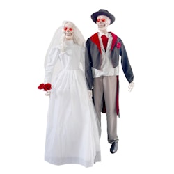 Haunted Hill Farm 6.1-Ft. Undead Bride & Groom Halloween Animatronic for $210 + free shipping