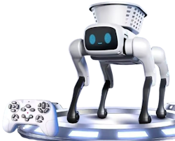 AI Programmable Robot Dog w/ Remote Control & Basket for $43 + shipping varies