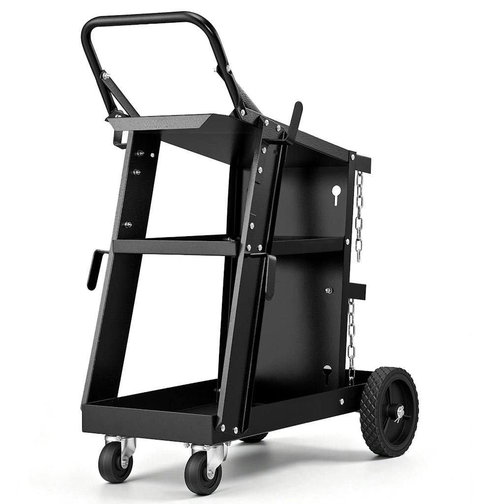 Vevor 3-Tier Welding Cart w/ 400-lb. Capacity: $51