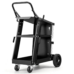 Vevor 3-Tier Welding Cart w/ 400-lb. Capacity for $51 + free shipping