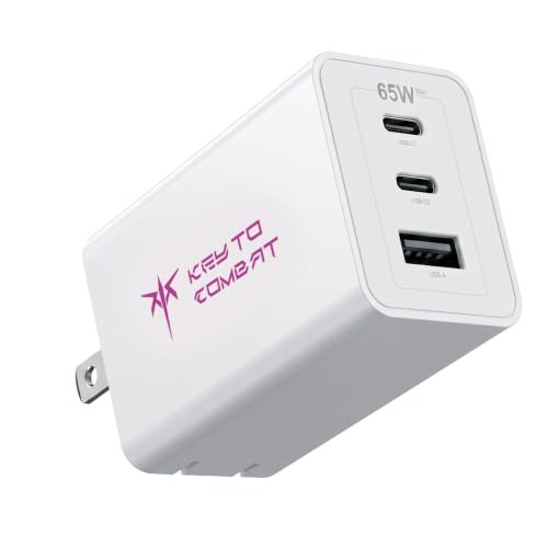 KTC 65W 3-Port GaN USB C Charger: $17.24