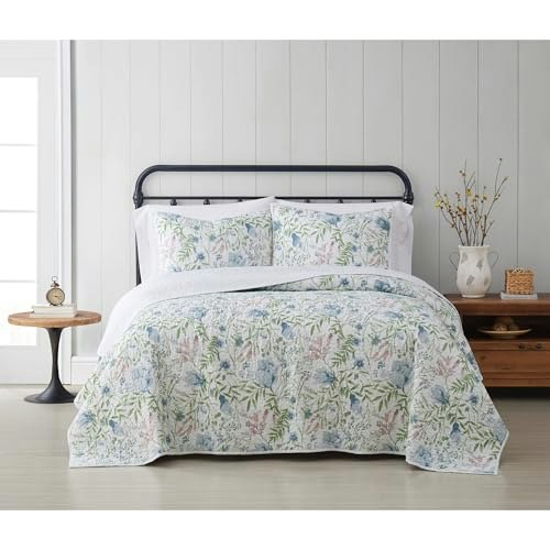 Cottage Classics Field Floral Twin/Twin XL Quilt Set 2-Pack: $47.99
