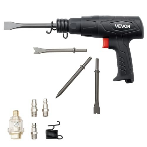 Vevor 2,700-BPM Pneumatic Air Hammer with 4 Chisels: $28.13 Vevor 2,700-BPM Pneumatic Air Hammer with 4 Chisels: $28.13