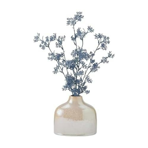 Elements Artificial Blue Iris Arrangement in White Ceramic Vase: $12.47 Elements Artificial Blue Iris Arrangement in White Ceramic Vase: $12.47