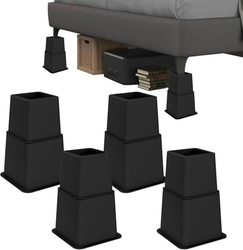 Demiwise 8-Inch Adjustable Furniture Risers 4-Pack: $22.84 Demiwise 8-Inch Adjustable Furniture Risers 4-Pack: $22.84