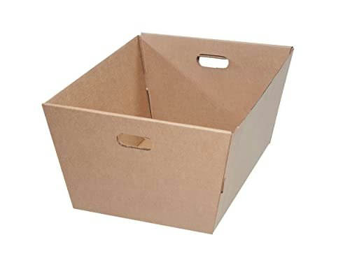 Aviditi 25" x 19" x 12" Corrugated Cardboard Stackable Totes 25-Pack: $245.95 Aviditi 25" x 19" x 12" Corrugated Cardboard Stackable Totes 25-Pack: $245.95