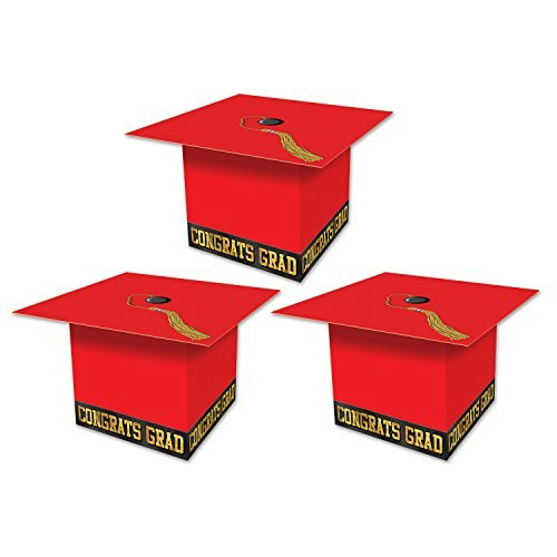 Beistle Grad Cap Favor Boxes 3.25" x 3.25": $3.71 Beistle Grad Cap Favor Boxes 3.25" x 3.25": $3.71