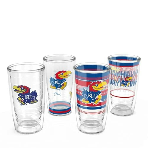Tervis Kansas Jayhawks 16oz Insulated Tumbler 4-Pack: $52.08 Tervis Kansas Jayhawks 16oz Insulated Tumbler 4-Pack: $52.08