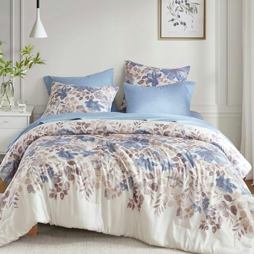 Madison Park Essentials Twin Floral Comforter Set 5-Piece: $52.25