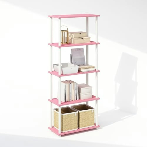 Furinno 5-Tier Turn-N-Tube Bookshelf: $40.44 Furinno 5-Tier Turn-N-Tube Bookshelf: $40.44
