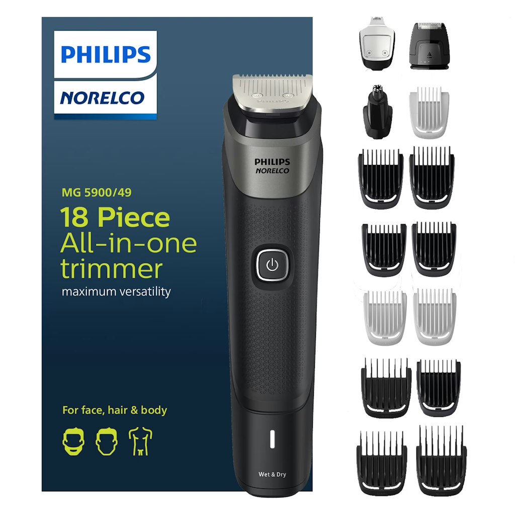 Philips Norelco Multigroom Series 5000 18-Piece Trimmer: $34 Philips Norelco Multigroom Series 5000 18-Piece Trimmer: $34