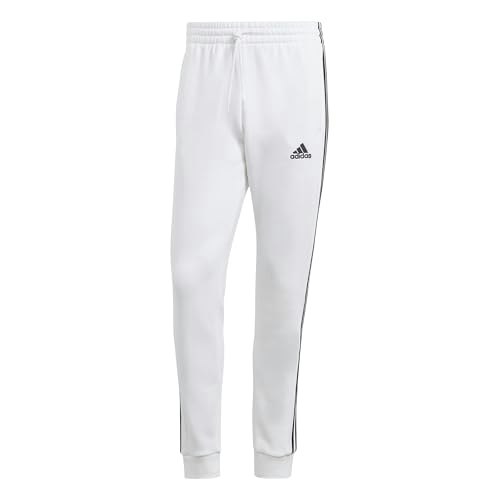 Adidas Men's Essentials Fleece 3-Stripes Tapered Cuff Pants: $15.48 Adidas Men's Essentials Fleece 3-Stripes Tapered Cuff Pants: $15.48