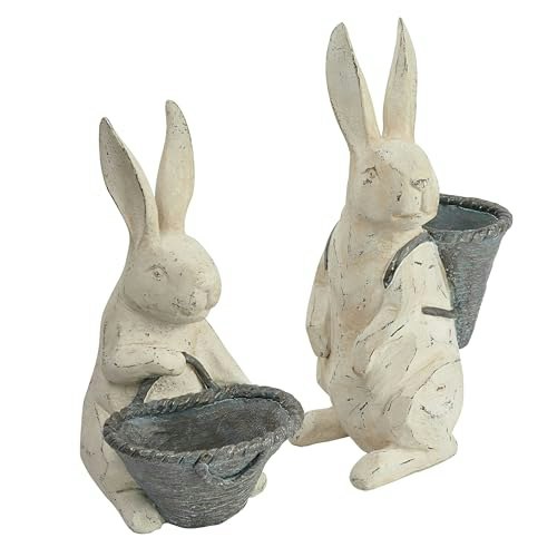 Decorative Bunny with Basket 2-Pack: $28.45 Decorative Bunny with Basket 2-Pack: $28.45