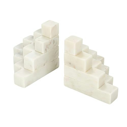 Bloomingville Marble Stairstep Bookends 2-Pack: $32.65