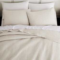King Pick Stitch 3-Piece Quilt Set for $35 + free shipping