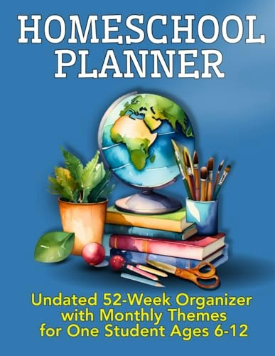 Undated Homeschool Student Planner: $17.39