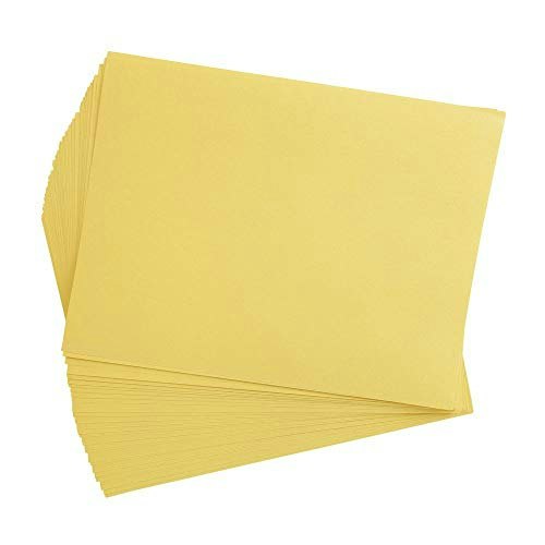 Colorations 9" x 12" Mediumweight Yellow Construction Paper 50-Sheet Pack: $5.40 Colorations 9" x 12" Mediumweight Yellow Construction Paper 50-Sheet Pack: $5.40