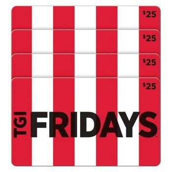 TGI Friday's Four $25 eGift Cards ($100 Value): $80
