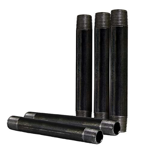 Supplygiant 1-1/2" x 12" Schedule 40 Steel Pipe Nipple 5-Pack: $40.76 Supplygiant 1-1/2" x 12" Schedule 40 Steel Pipe Nipple 5-Pack: $40.76