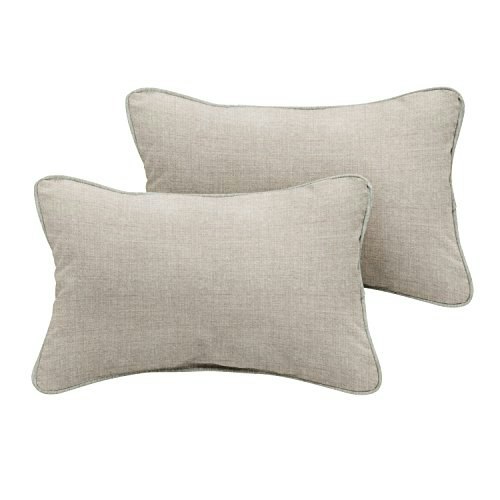 Mozaic Company 18" x 12" Sunbrella Corded Lumbar Pillows 2-Pack: $51.20