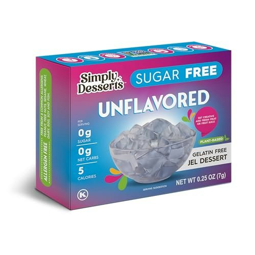 Simply Delish Unflavored Jel Dessert 0.3-oz.: $6.99 Simply Delish Unflavored Jel Dessert 0.3-oz.: $6.99
