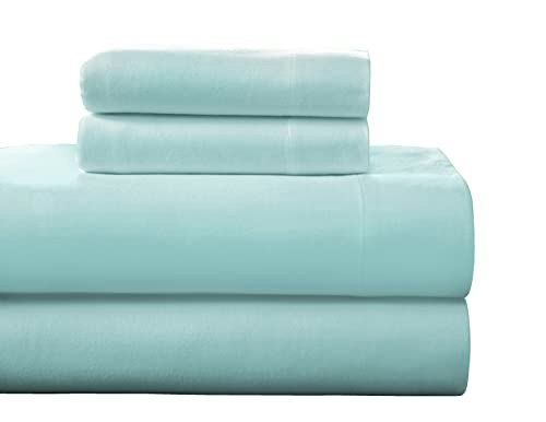 Pointehaven Twin XL Flannel Deep Pocket Sheet Set: $34