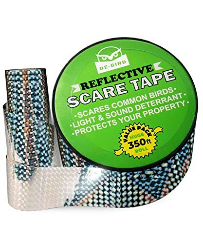 De-Bird Dual-Sided Reflective Scare Tape: $11.99