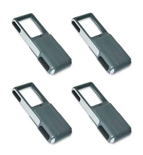 Carson MiniBrite 3x LED Lighted Slide-Out Magnifier 4-Pack: $25.96