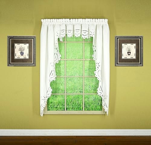 Today's Curtain Imperial Classic Cutwork Window Swag 80" x 63": $44.29 Today's Curtain Imperial Classic Cutwork Window Swag 80" x 63": $44.29