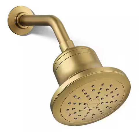Kohler Cinq Round 1-Spray Filtered 5.5" Wall Mount Showerhead: $150