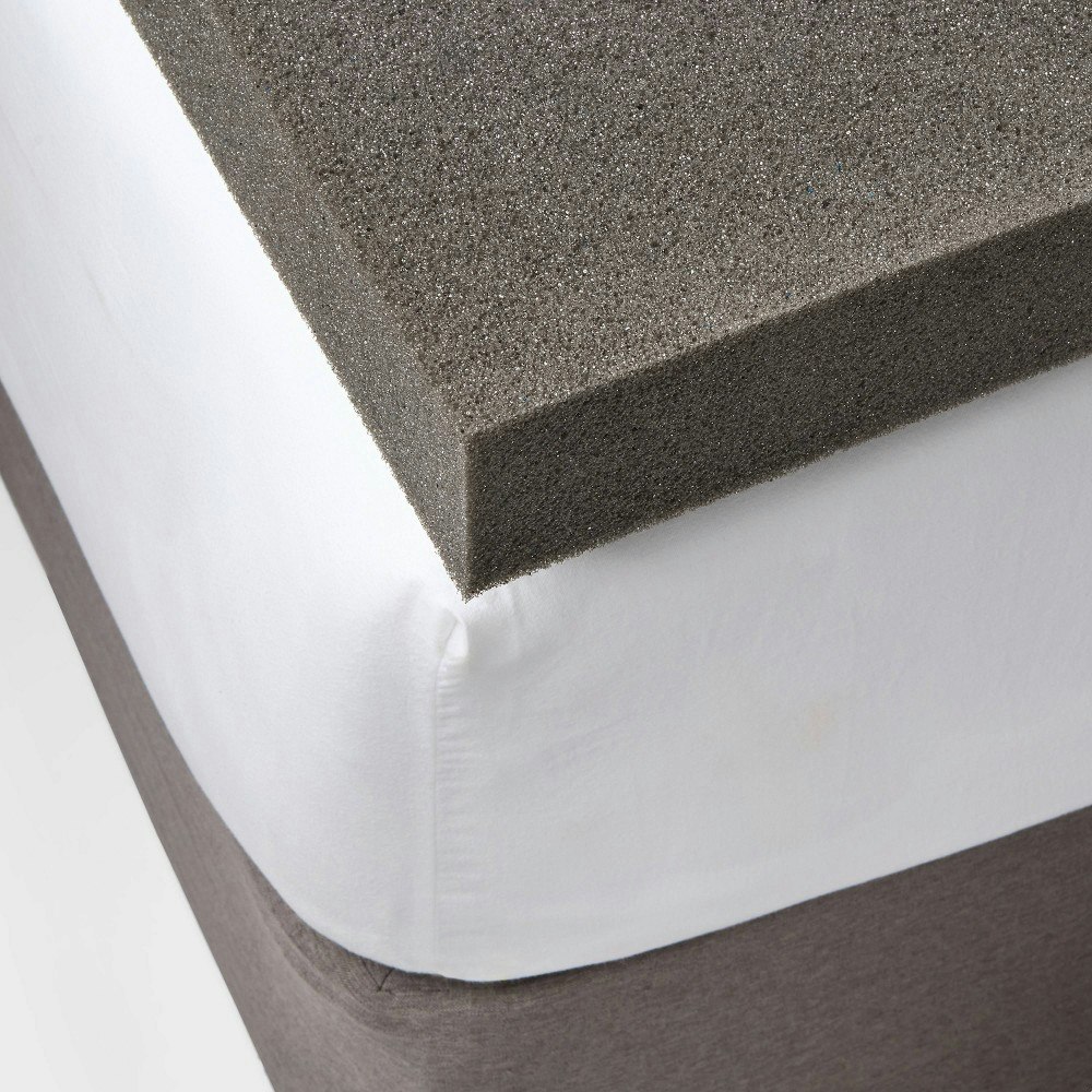 Threshold 3-inch Graphite Performance Memory Foam Mattress Topper: $130 Threshold 3-inch Graphite Performance Memory Foam Mattress Topper: $130