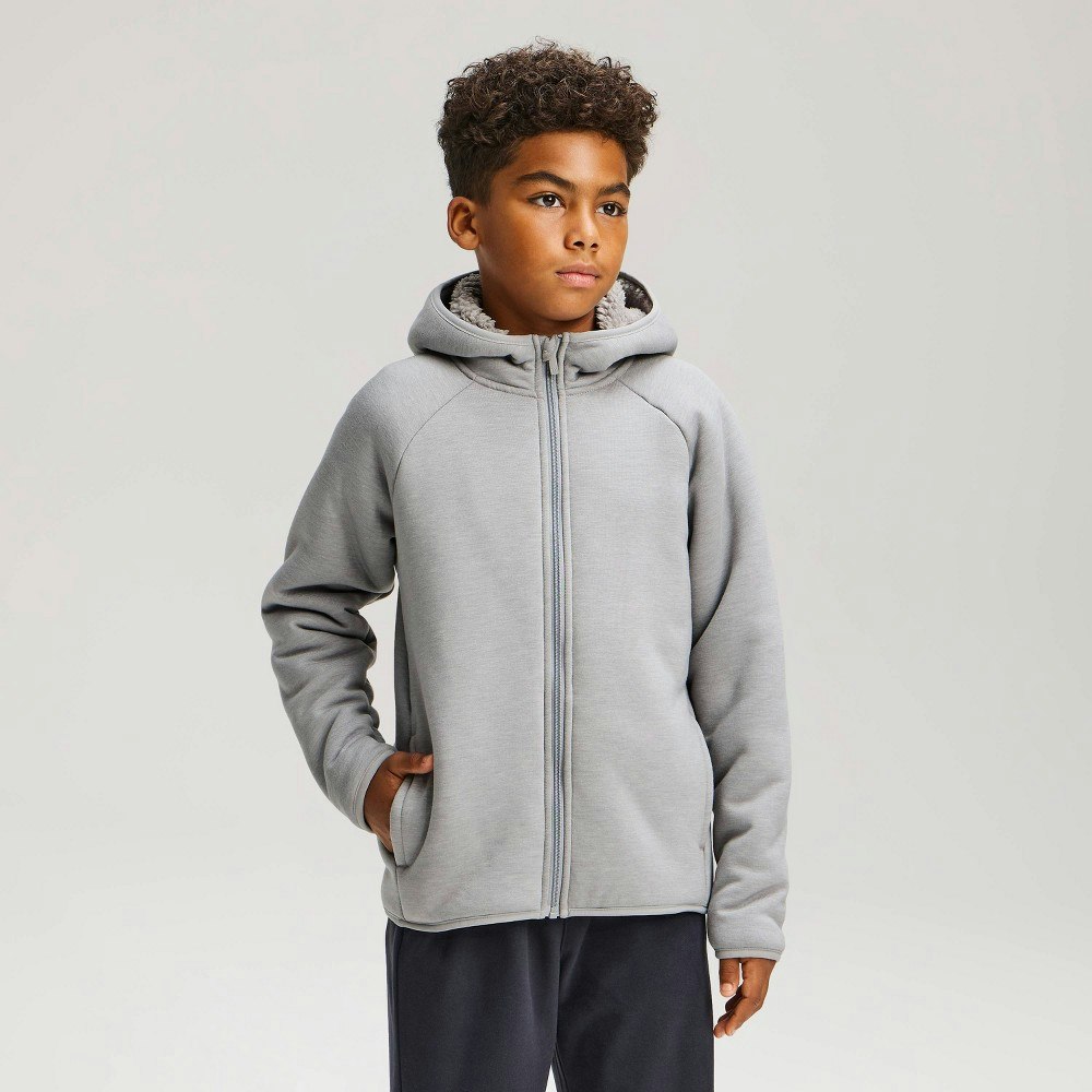 All In Motion Boys' Fleece-Lined Hooded Sweatshirt: $30 All In Motion Boys' Fleece-Lined Hooded Sweatshirt: $30