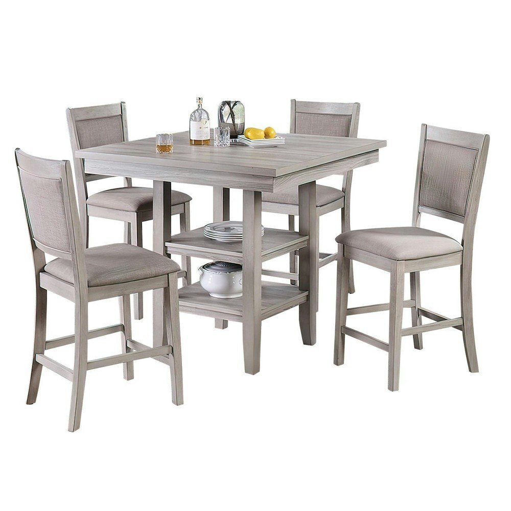 Benzara 5-Piece Counter Height Dining Set: $808.99 Benzara 5-Piece Counter Height Dining Set: $808.99