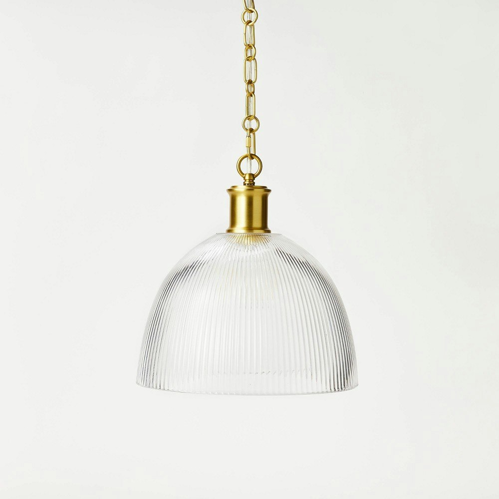 Threshold Designed with Studio McGee Reeded Glass Pendant Light: $90 Threshold Designed with Studio McGee Reeded Glass Pendant Light: $90