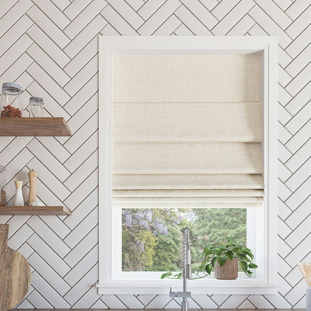 Sun Zero 39" x 64" Somerton Cordless Blackout Roman Shade: $131.99 Sun Zero 39" x 64" Somerton Cordless Blackout Roman Shade: $131.99