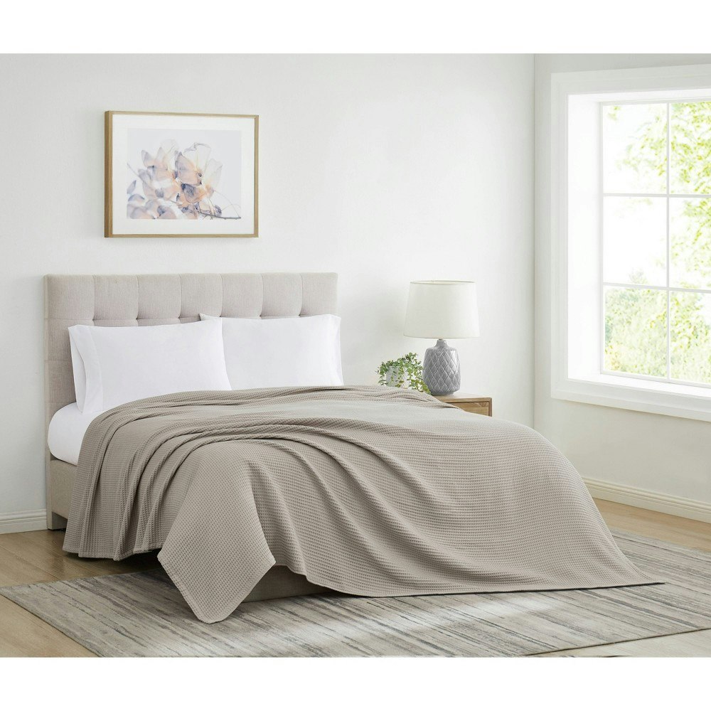 Cannon Twin/Twin XL Heritage Cotton Waffle Blanket: $30.99