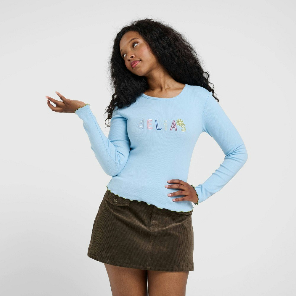 dELiA*s Women's Long Sleeve Graphic T-Shirt: $18 dELiA*s Women's Long Sleeve Graphic T-Shirt: $18