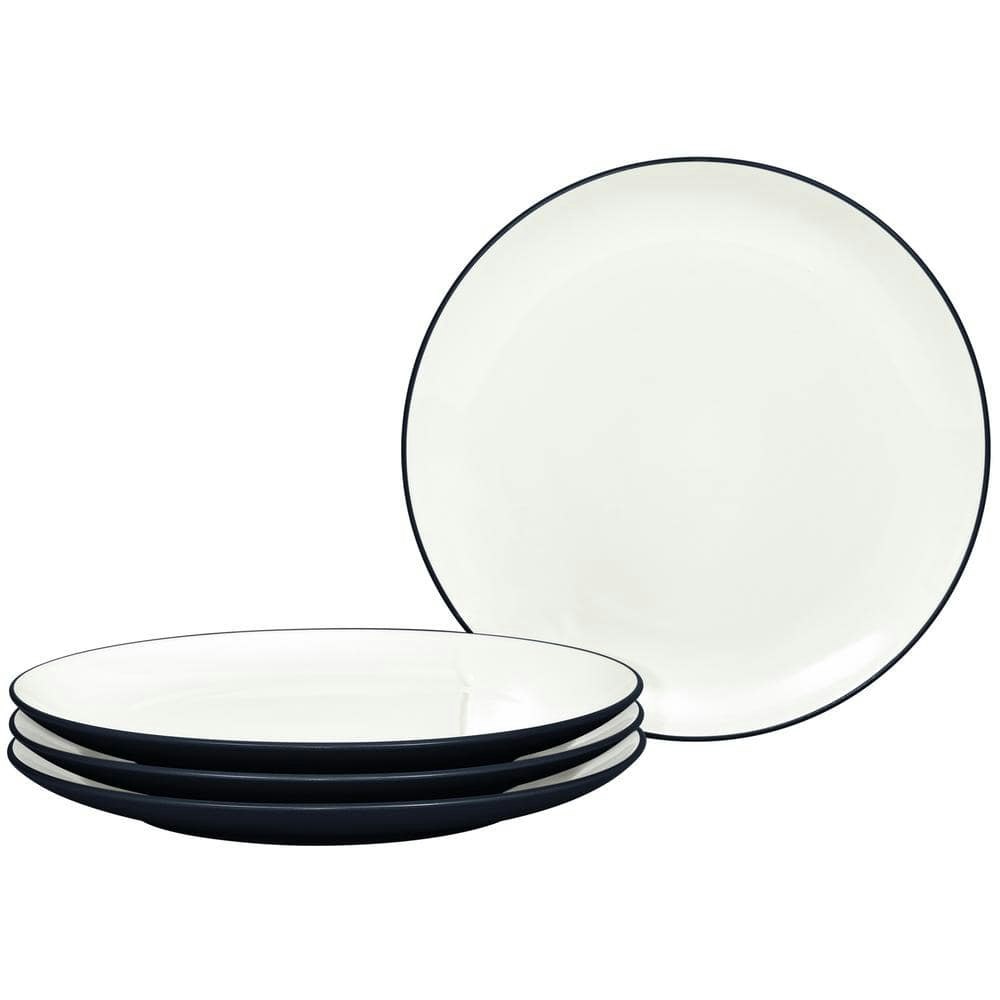 Colorwave Navy 8.25-Inch Stoneware Salad Plates 4-Pack: $40 Colorwave Navy 8.25-Inch Stoneware Salad Plates 4-Pack: $40
