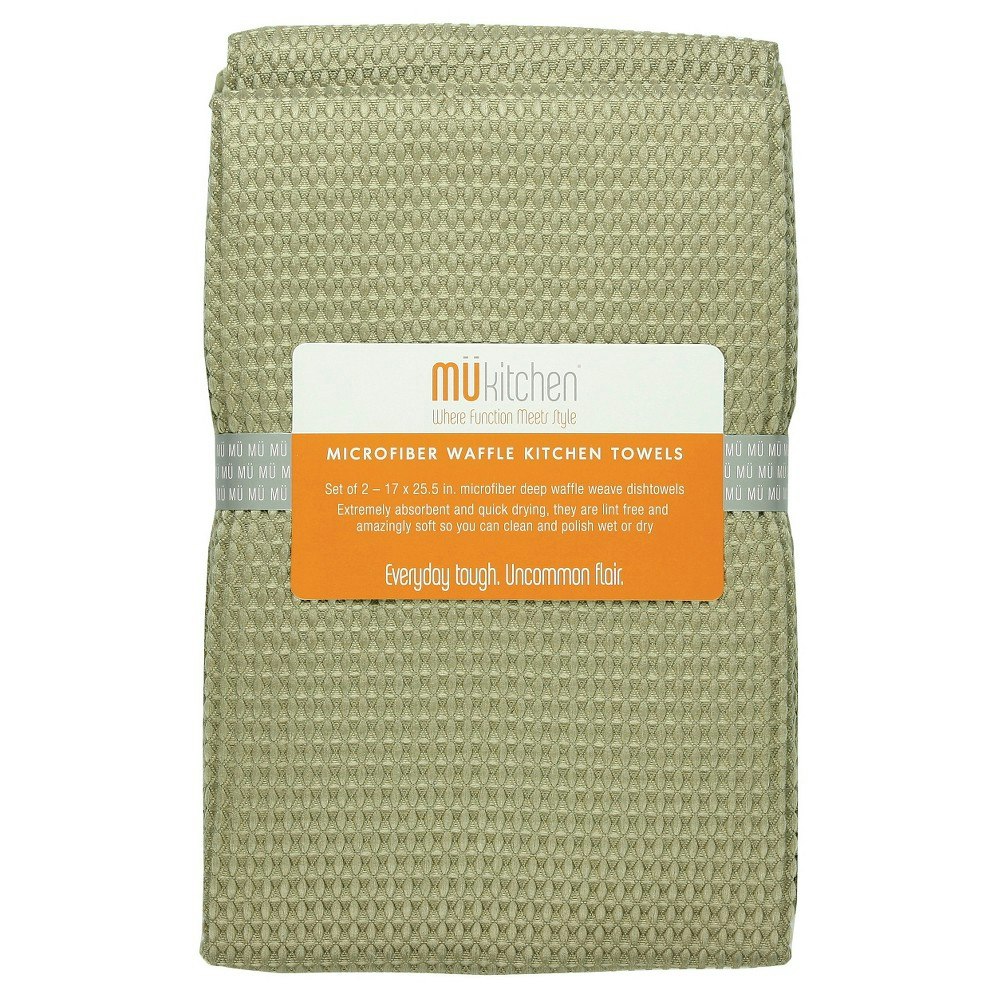 MU Kitchen Waffle Microfiber Kitchen Towels 2-Pack: $12.59 MU Kitchen Waffle Microfiber Kitchen Towels 2-Pack: $12.59
