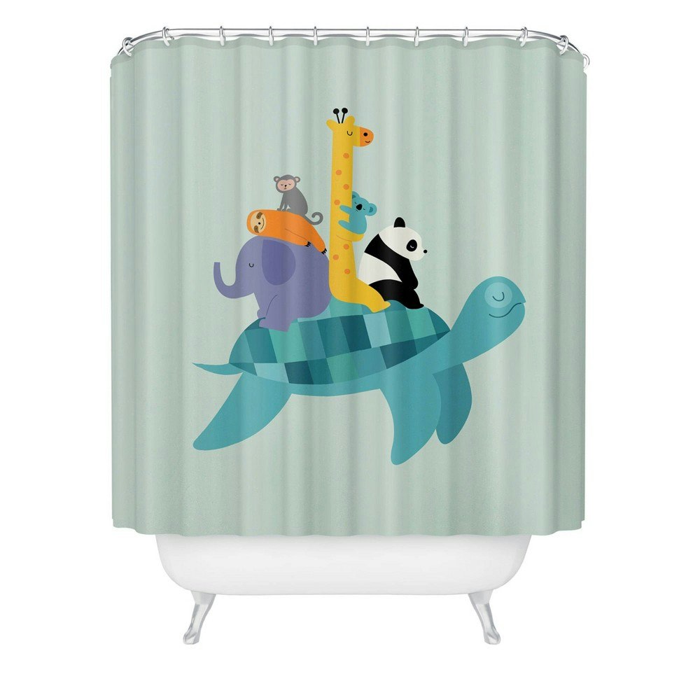 Deny Designs Andy Westface Travel Together Shower Curtain: $69 Deny Designs Andy Westface Travel Together Shower Curtain: $69