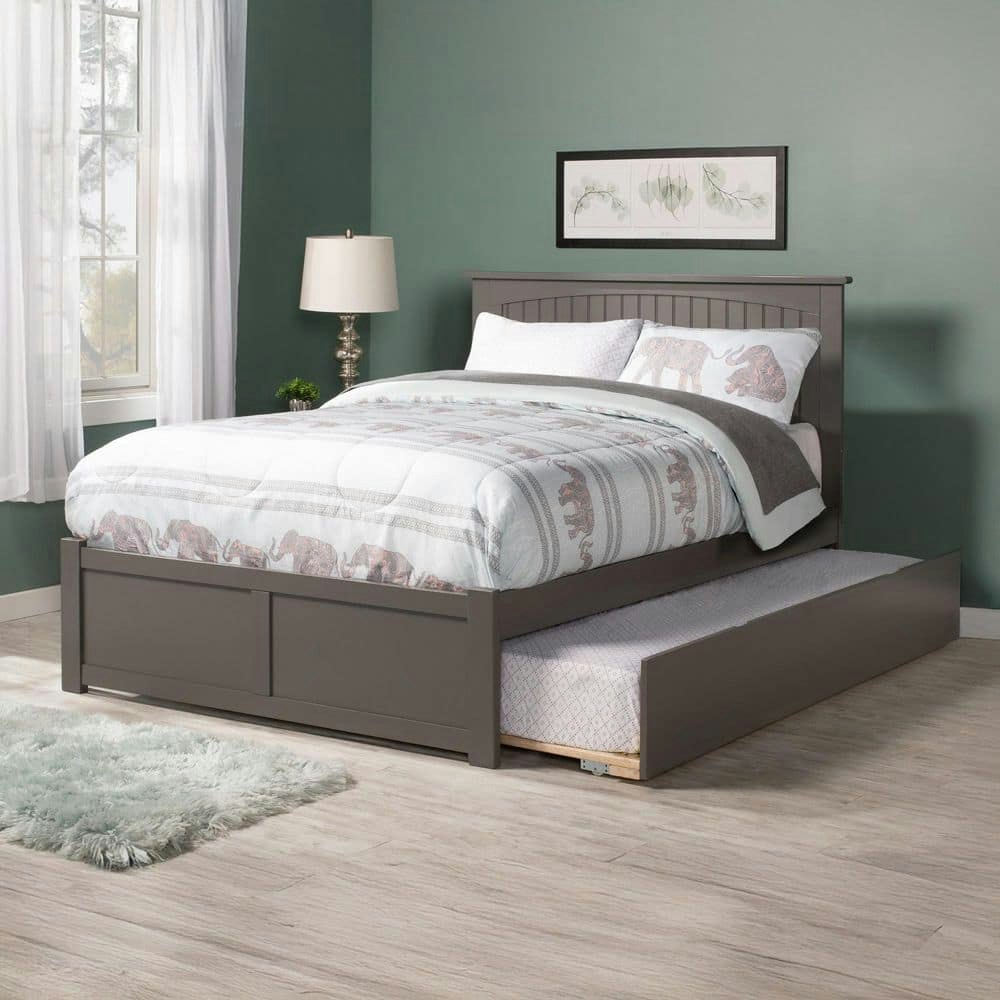 Nantucket Full Platform Bed with Twin Trundle: $512.37